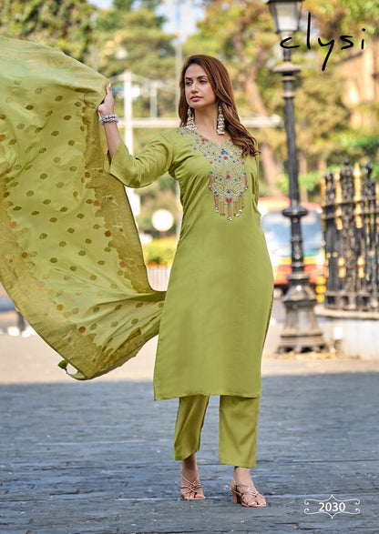 Nooria Clysi Roman Simmer Readymade Pant Style Suits Exporter Gujarat