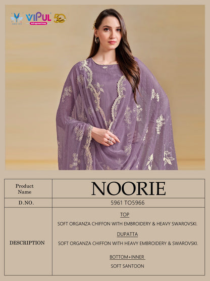 Noorie Vipul Organza Pant Style Suits Supplier Gujarat