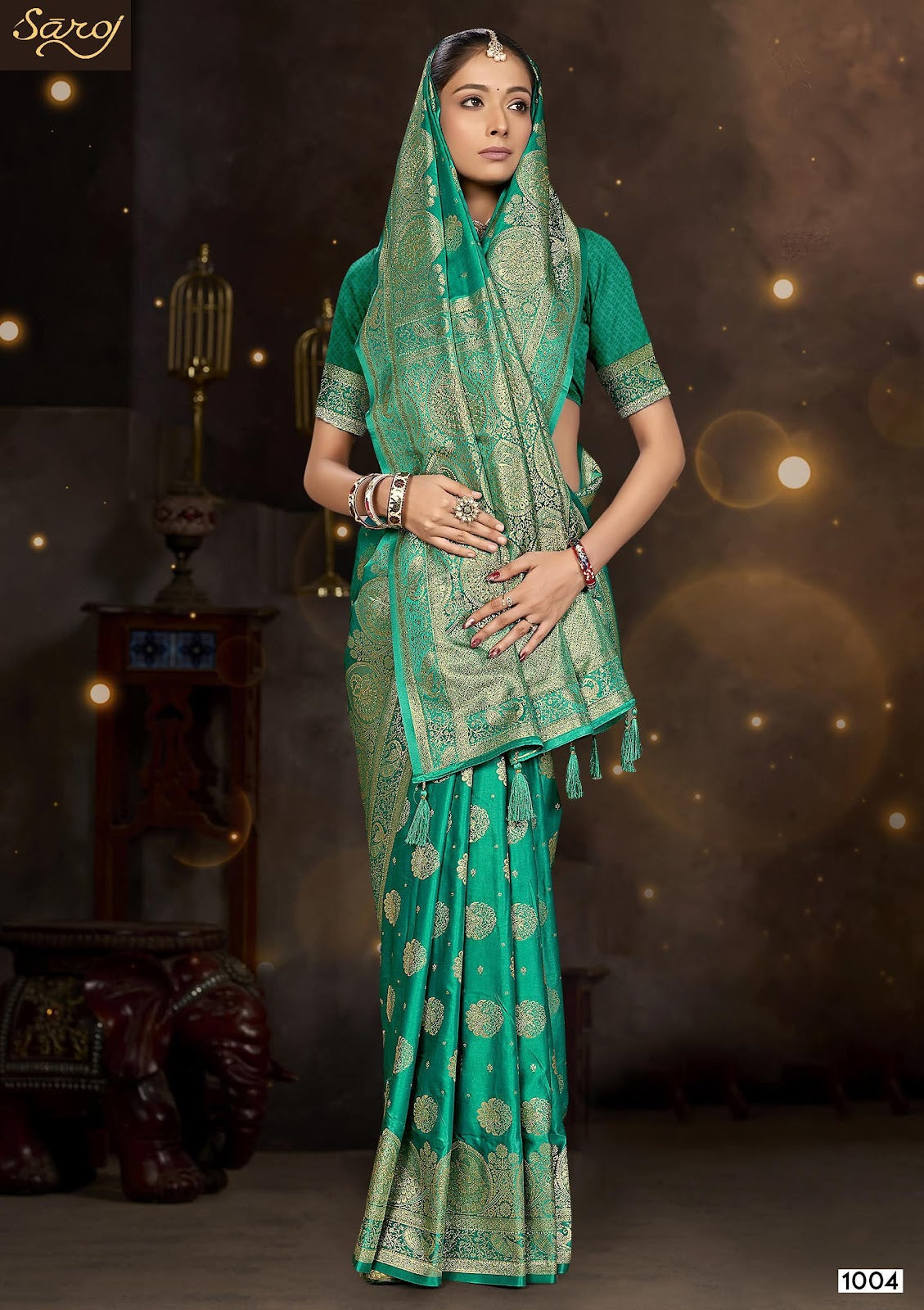 Noorika Satin Saroski Vol 1 Saroj Sarees Wholesaler Gujarat