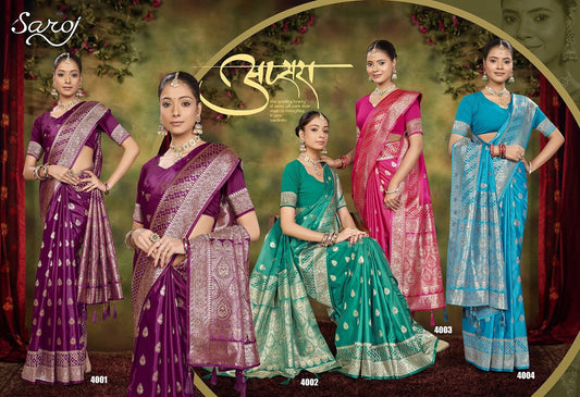 Noorika Satin Saroski Vol 4 Saroj Sarees Supplier