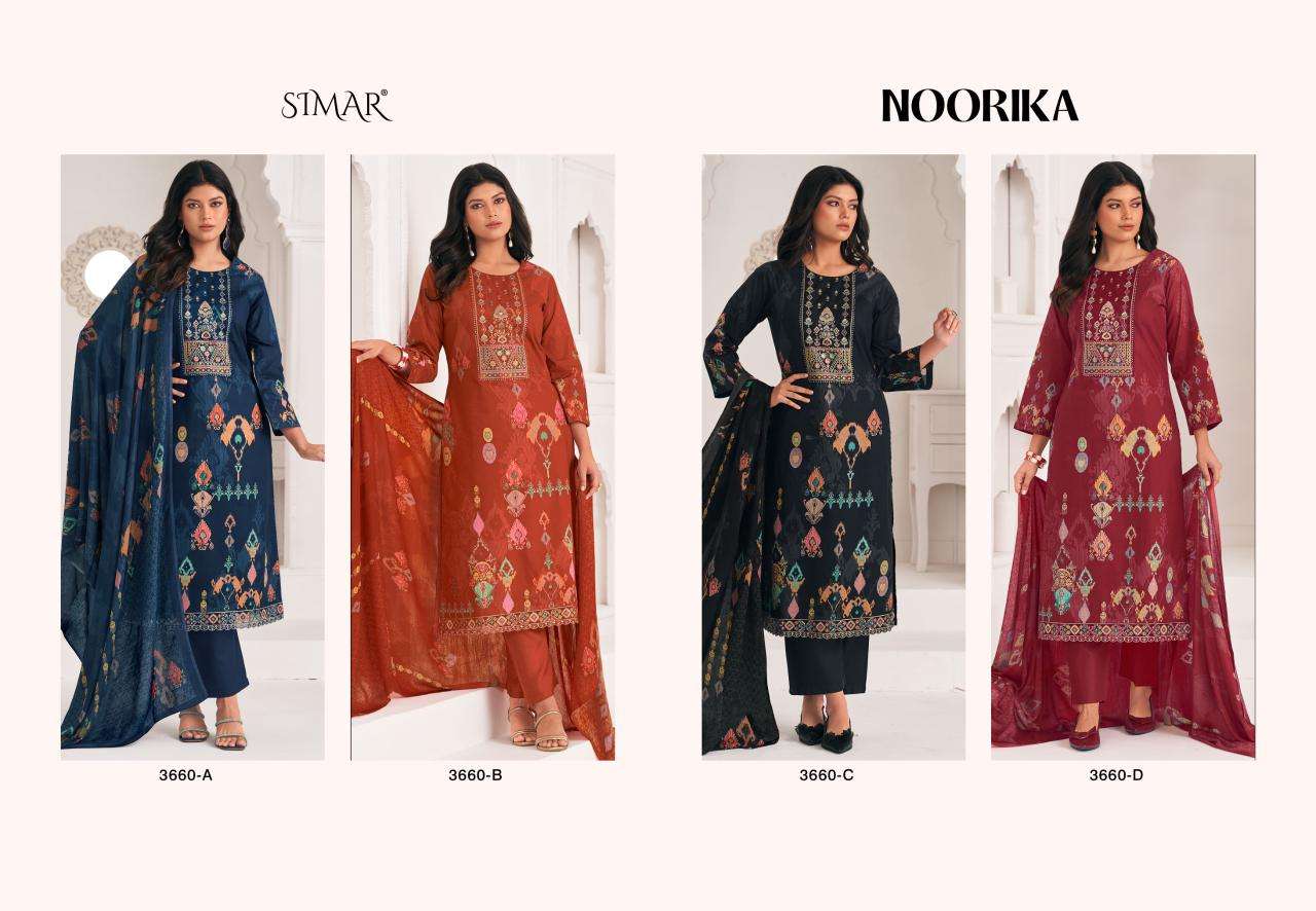 Noorika Simar Lawn Cotton Pant Style Suits Supplier Gujarat