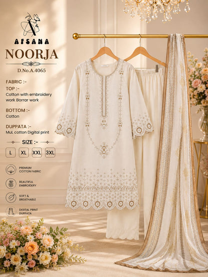 Noorja Afsana Cotton Pakistani Readymade Suits Wholesaler India