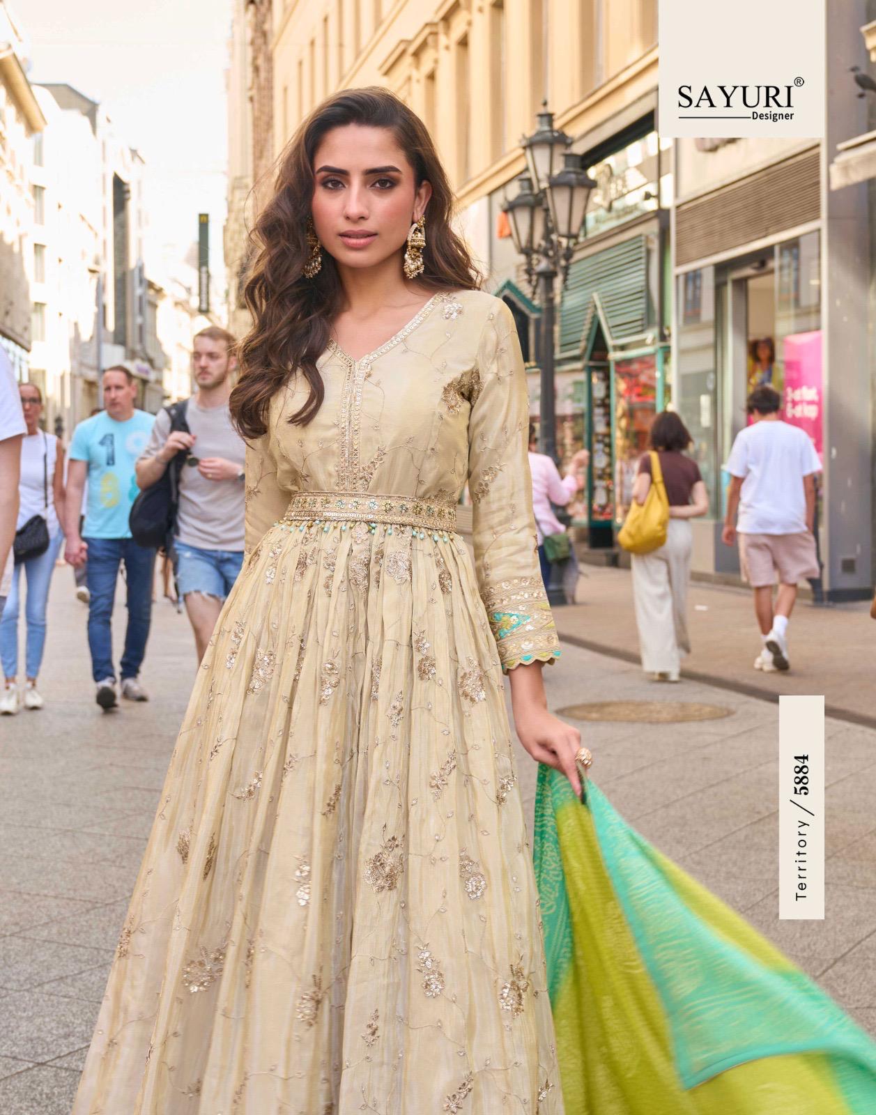 Noorjaha Sayuri One Piece Gown Manufacturer Ahmedabad