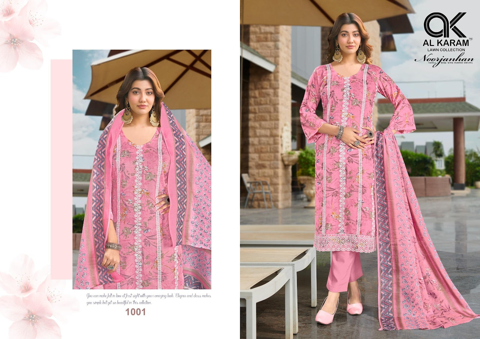 Noorjanhan Al Karam Pure Cotton Karachi Salwar Suits Supplier India