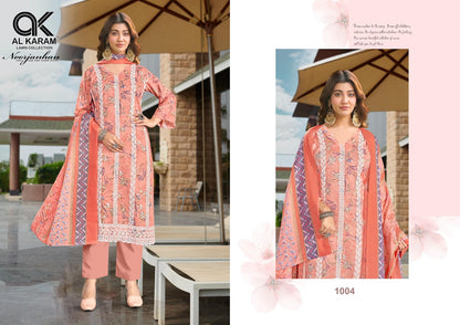 Noorjanhan Al Karam Pure Cotton Karachi Salwar Suits Supplier India