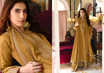 Noorvika Aiqa Russian Silk Plazzo Style Suits Exporter Ahmedabad