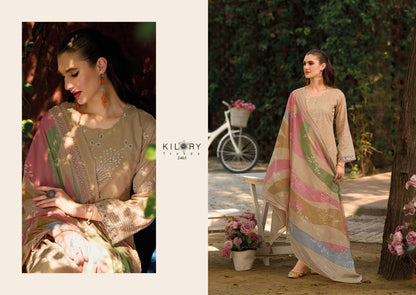 Noosh Kilory Lawn Cotton Pant Style Suits Wholesaler Ahmedabad