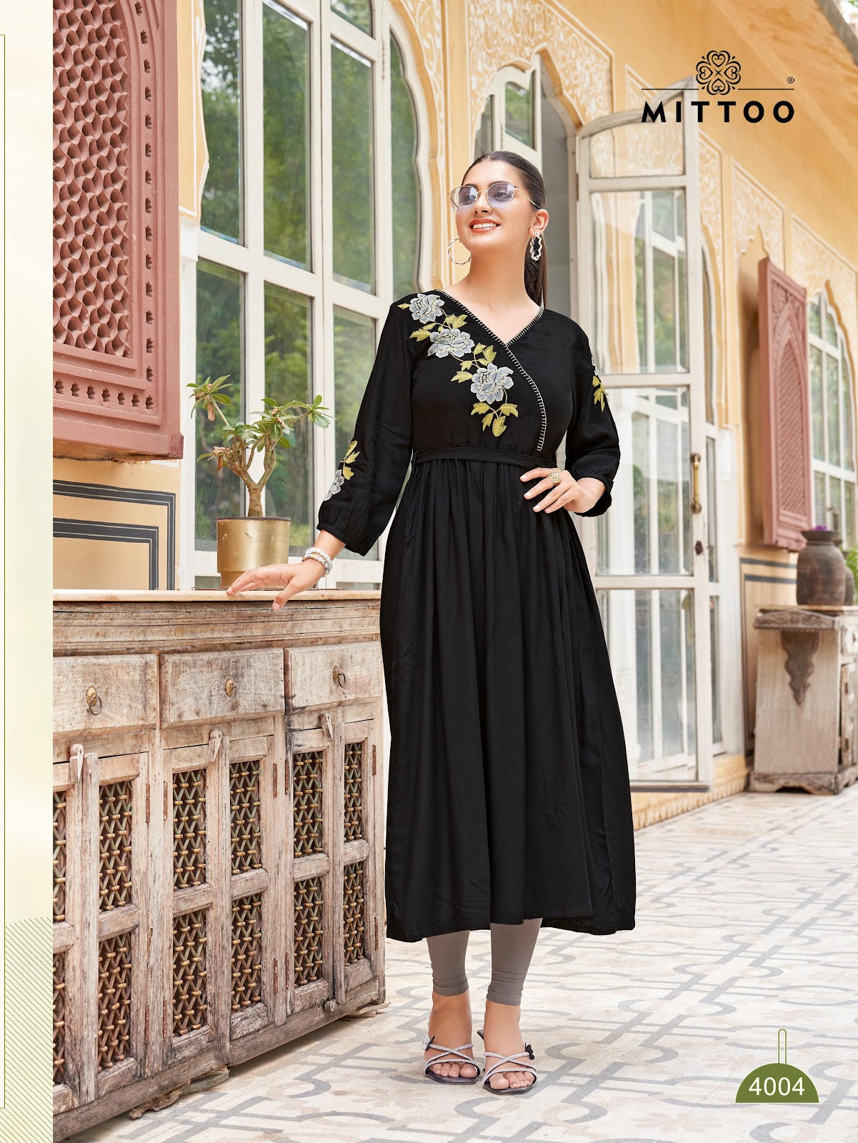 Nora Mittoo Rayon Anarkali Kurtis Supplier