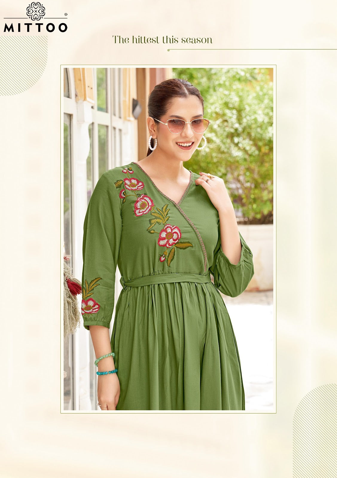 Nora Mittoo Rayon Anarkali Kurtis Supplier