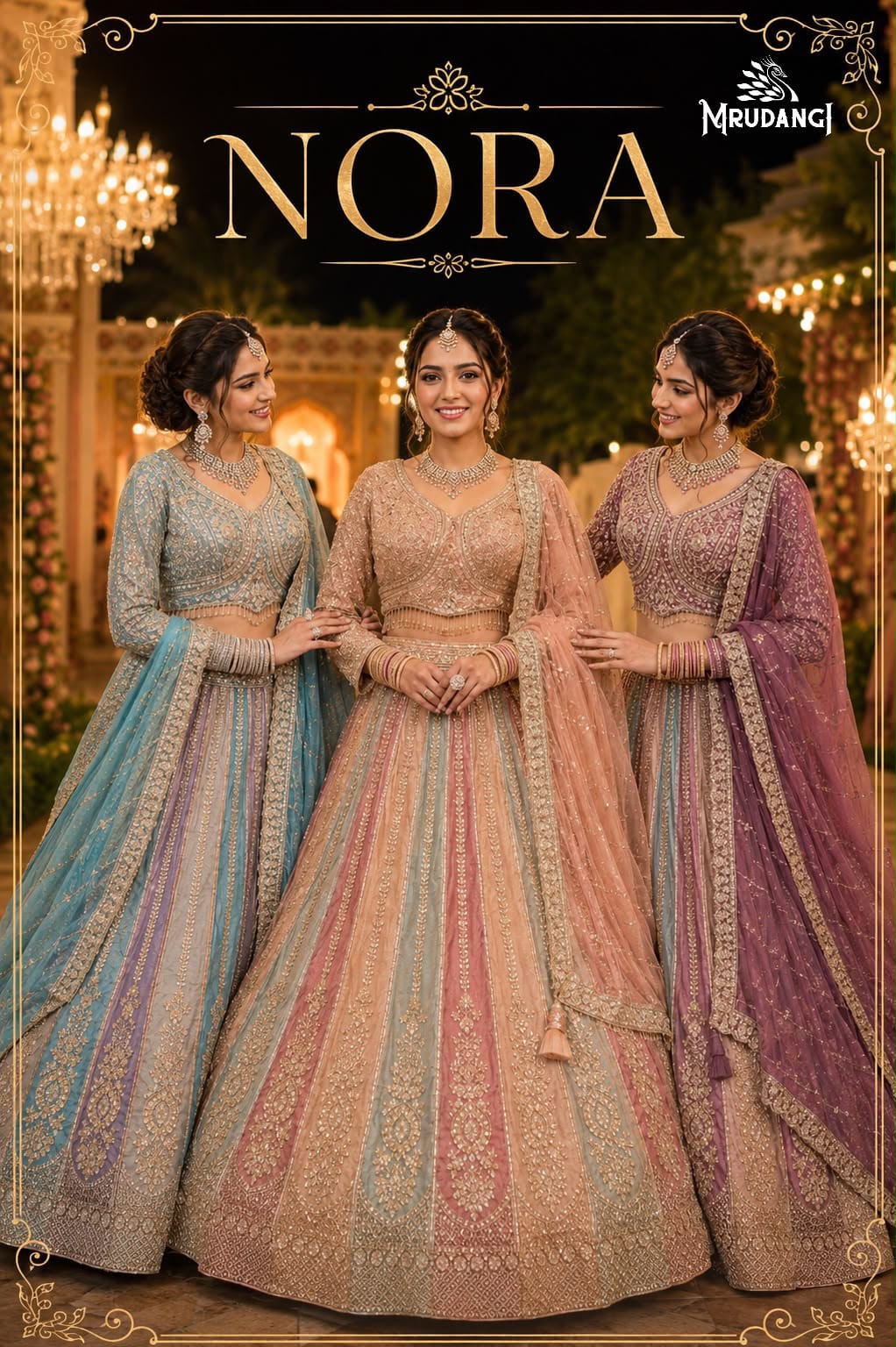 Nora Mrudangi Net Readymade Lehenga Choli Wholesaler