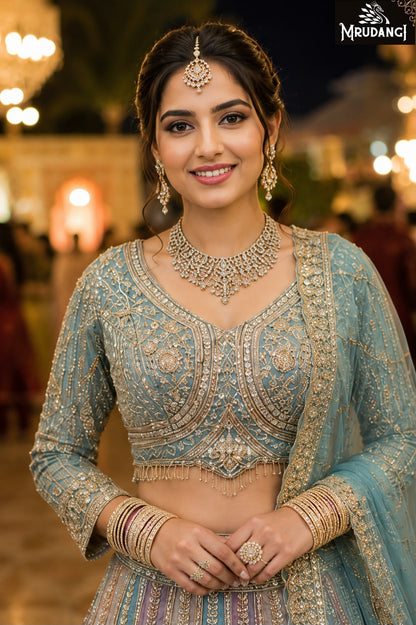 Nora Mrudangi Net Readymade Lehenga Choli Wholesaler