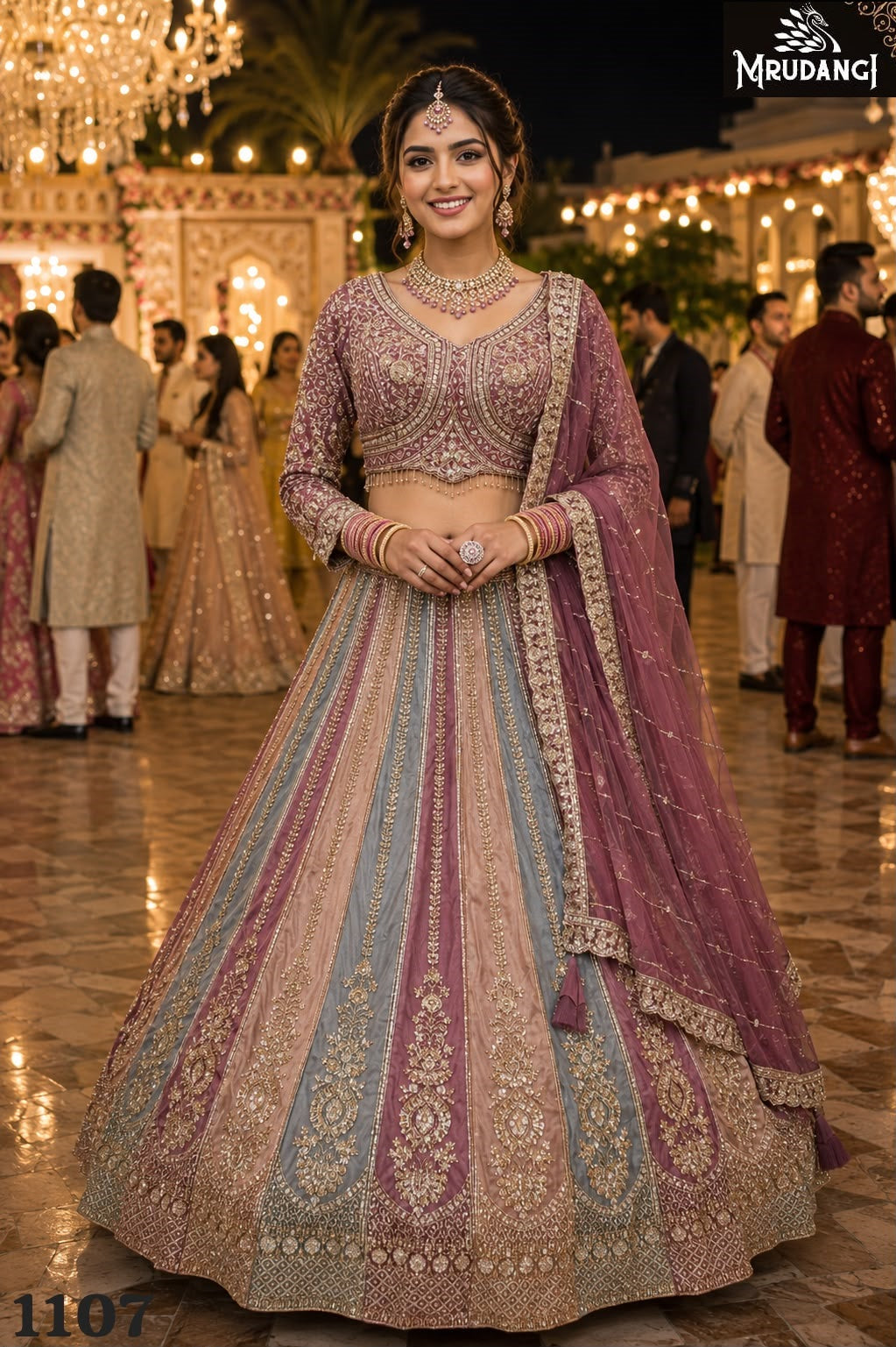 Nora Mrudangi Net Readymade Lehenga Choli Wholesaler