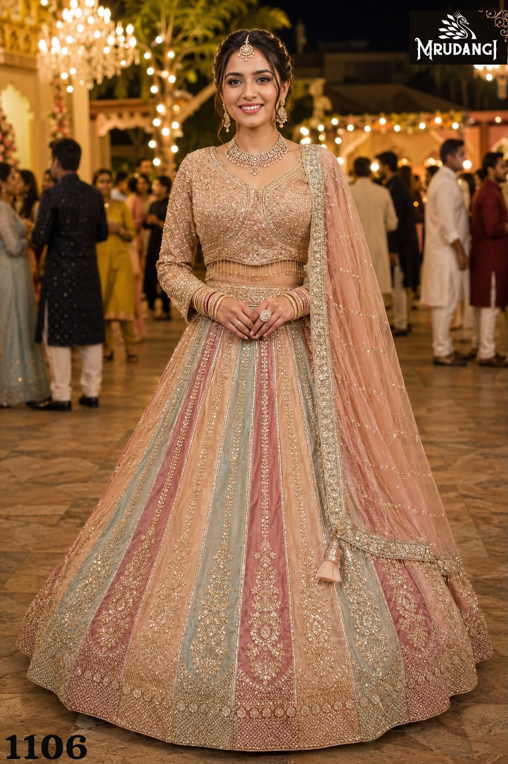 Nora Mrudangi Net Readymade Lehenga Choli Wholesaler