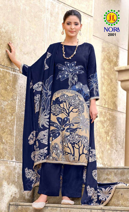 Nora Vol 2 Jt Rayon Pant Style Suits Supplier India