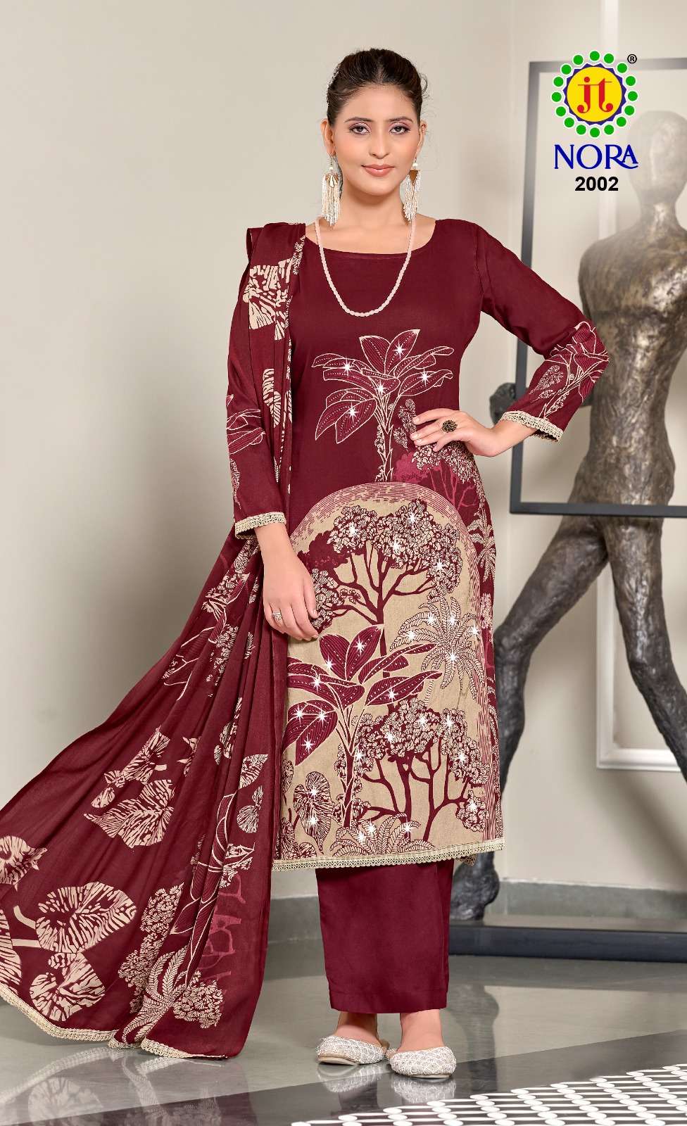 Nora Vol 2 Jt Rayon Pant Style Suits Supplier India