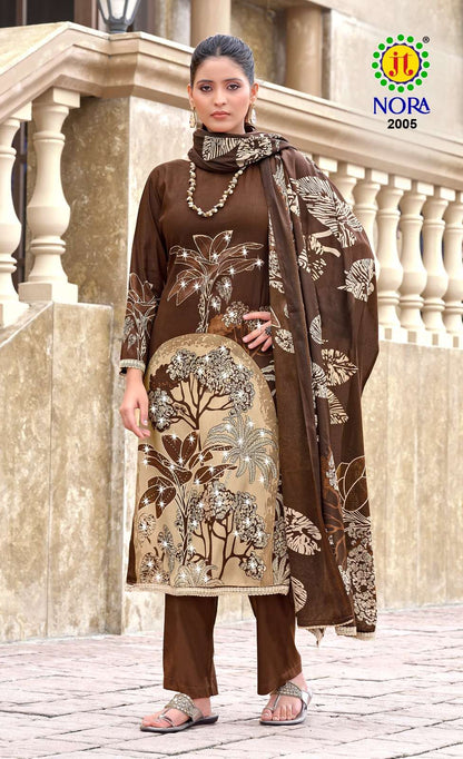 Nora Vol 2 Jt Rayon Pant Style Suits Supplier India