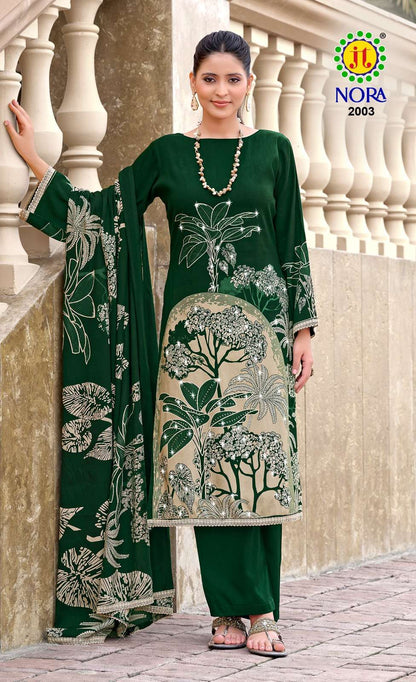 Nora Vol 2 Jt Rayon Pant Style Suits Supplier India