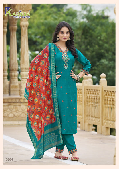 Nora Vol 3 Karissa Liva Readymade Pant Style Suits Wholesale Price