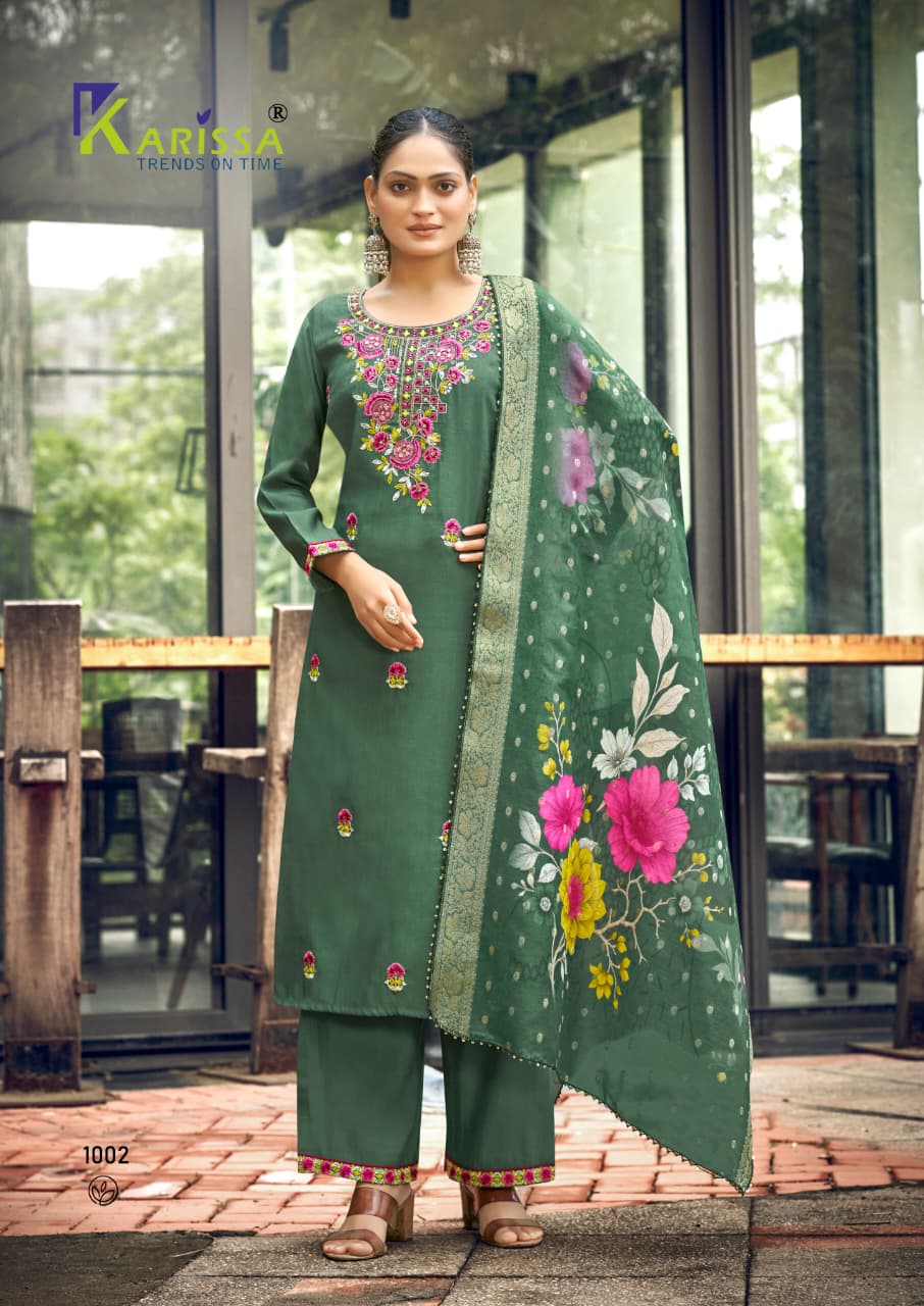 Nora Vol 5 Karissa Viscose Weaving Readymade Pant Style Suits Wholesaler Ahmedabad