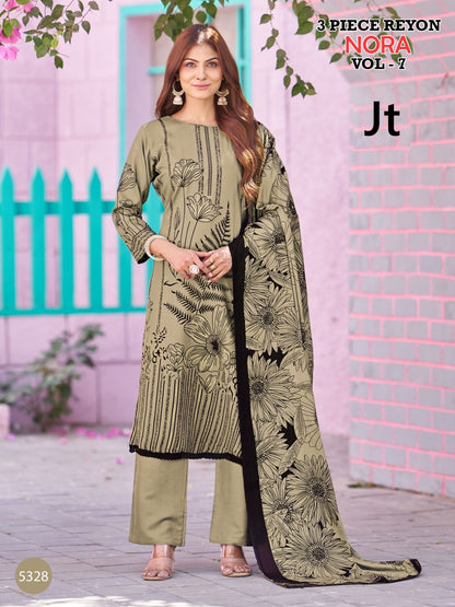 Nora Vol 7 Jt Rayon Pant Style Suits Exporter