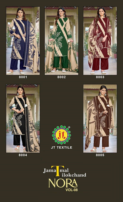 Nora Vol 8 Jt Rayon Plazzo Style Suits Wholesaler India