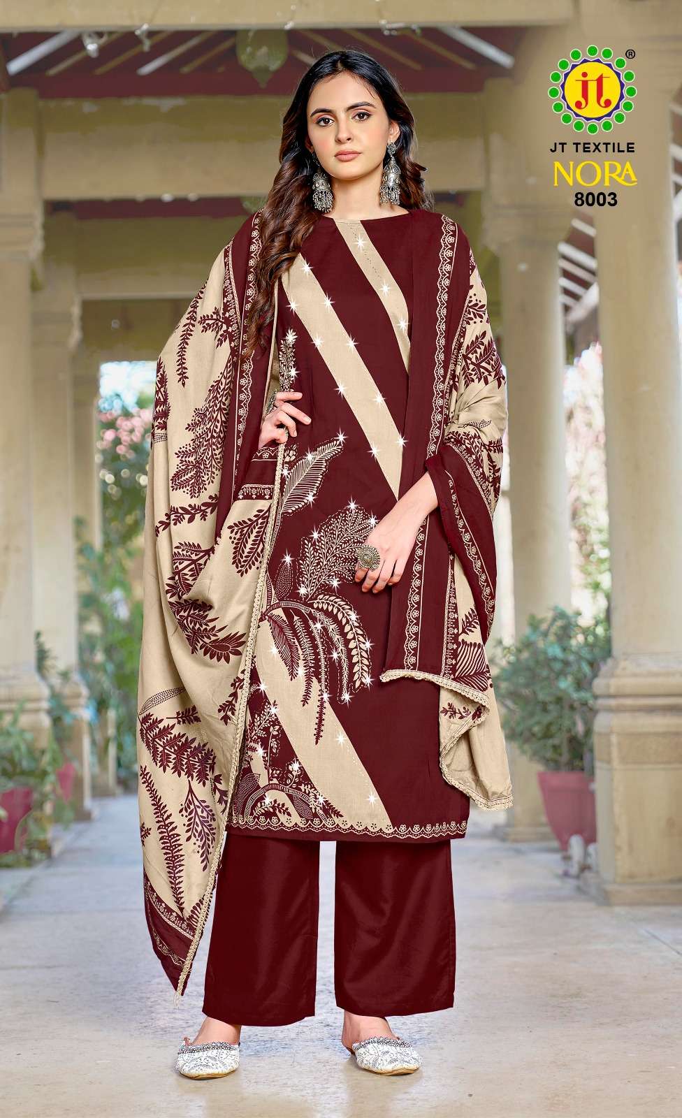 Nora Vol 8 Jt Rayon Plazzo Style Suits Wholesaler India