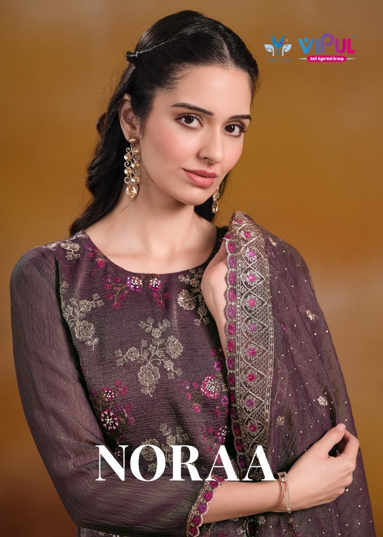 Noraa Vipul Organza Pant Style Suits Wholesaler