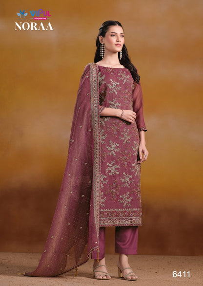 Noraa Vipul Organza Pant Style Suits Wholesaler