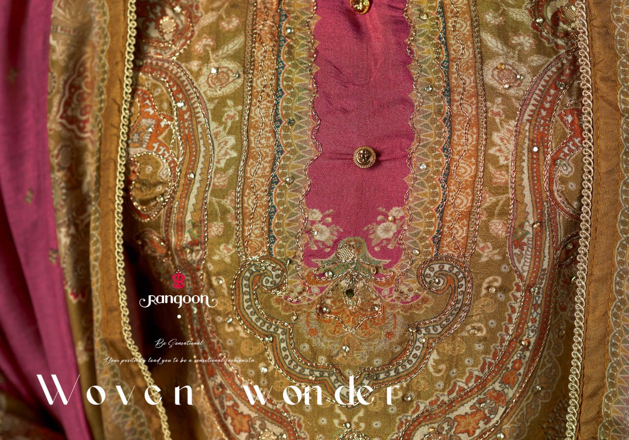 Norah Rangoon Muslin Readymade Pant Style Suits Exporter