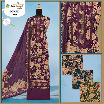 Norah Shree Sarayu Creation Satin Salwar Suits Wholesale Price
