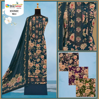 Norah Shree Sarayu Creation Satin Salwar Suits Wholesale Price