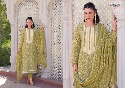 Noreen Kaavish Lawn Cotton Pant Style Suits Supplier Ahmedabad