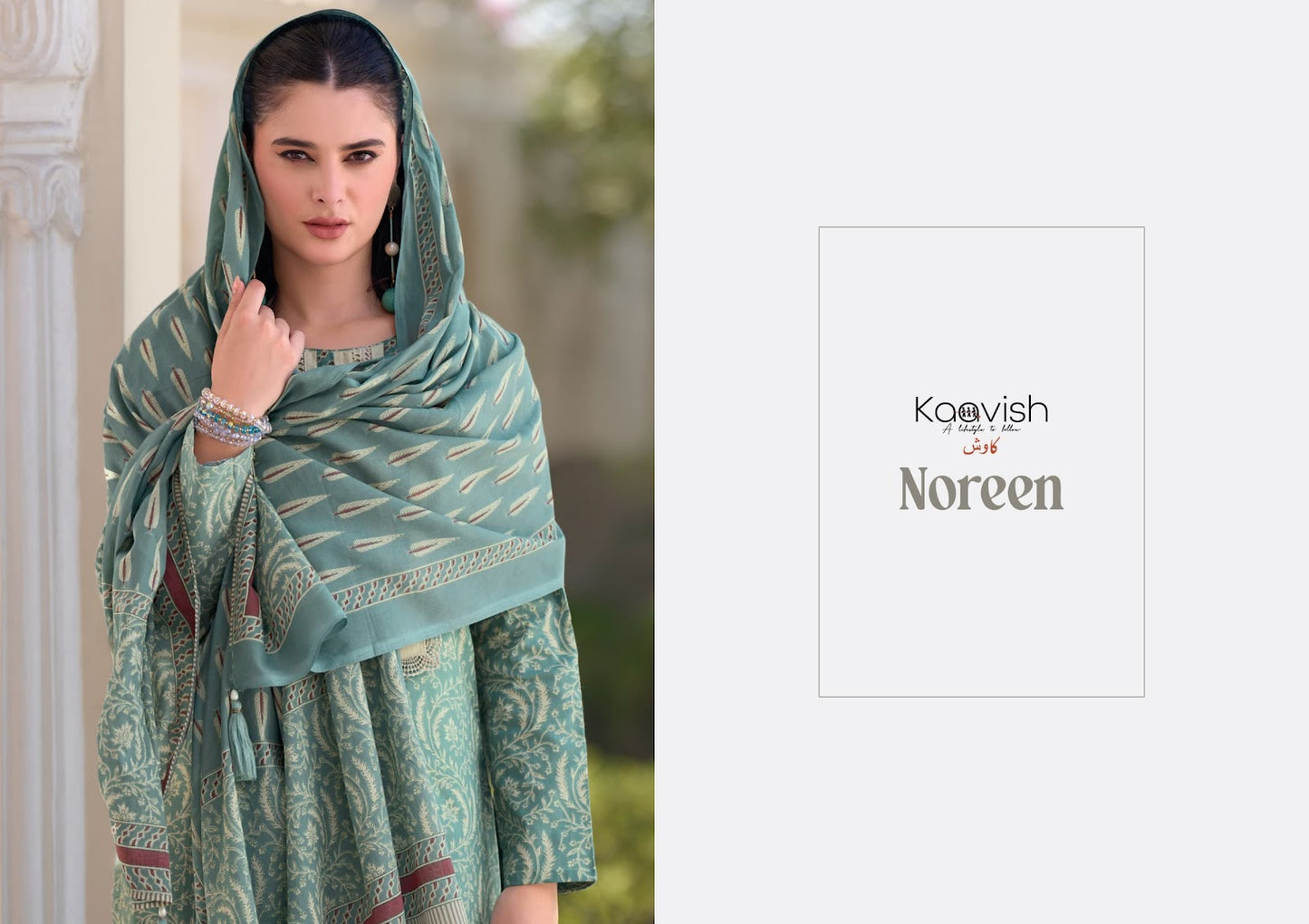 Noreen Kaavish Lawn Cotton Pant Style Suits Supplier Ahmedabad