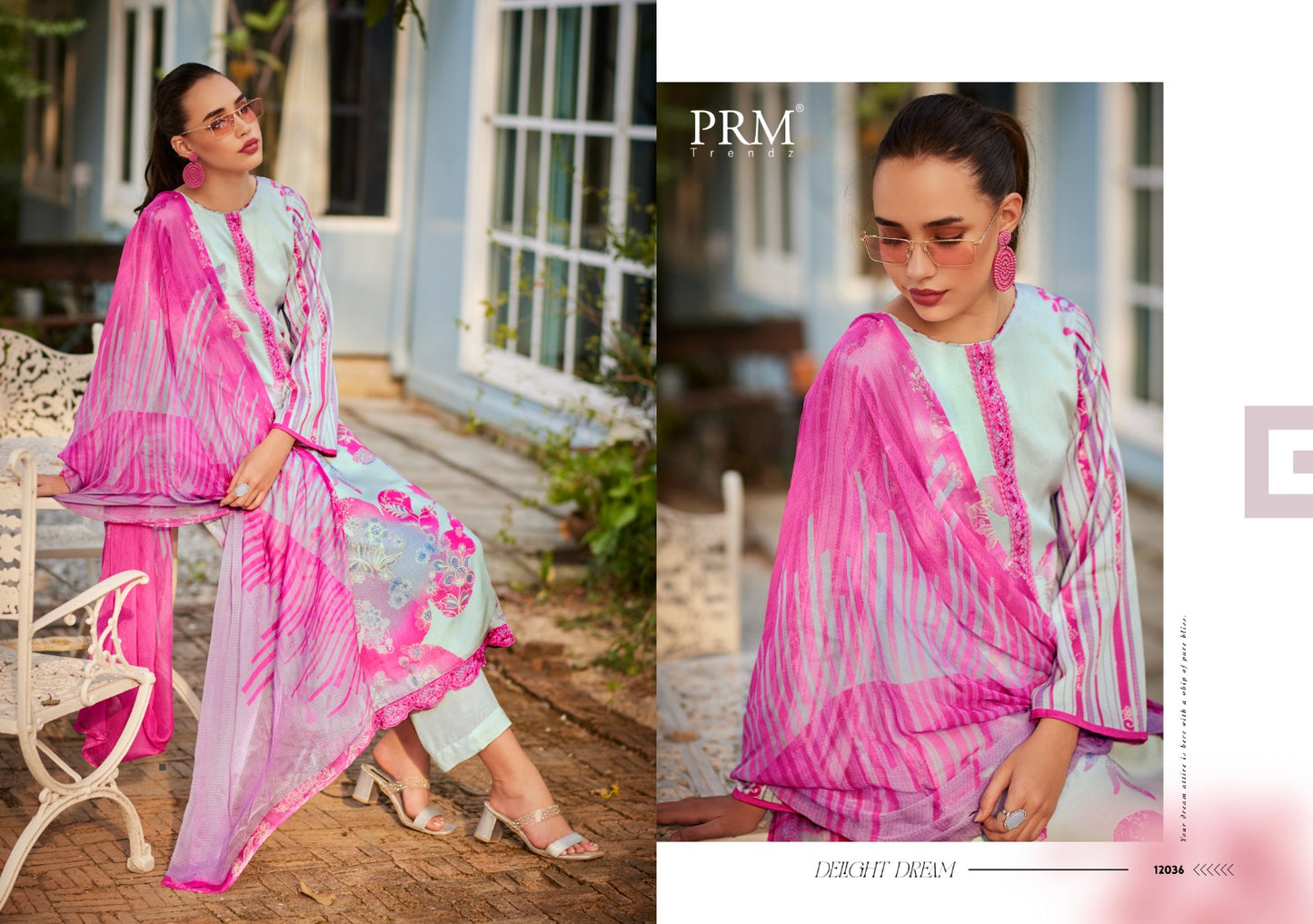 Noreen Prm Trendz Jam Cotton Pant Style Suits Supplier India