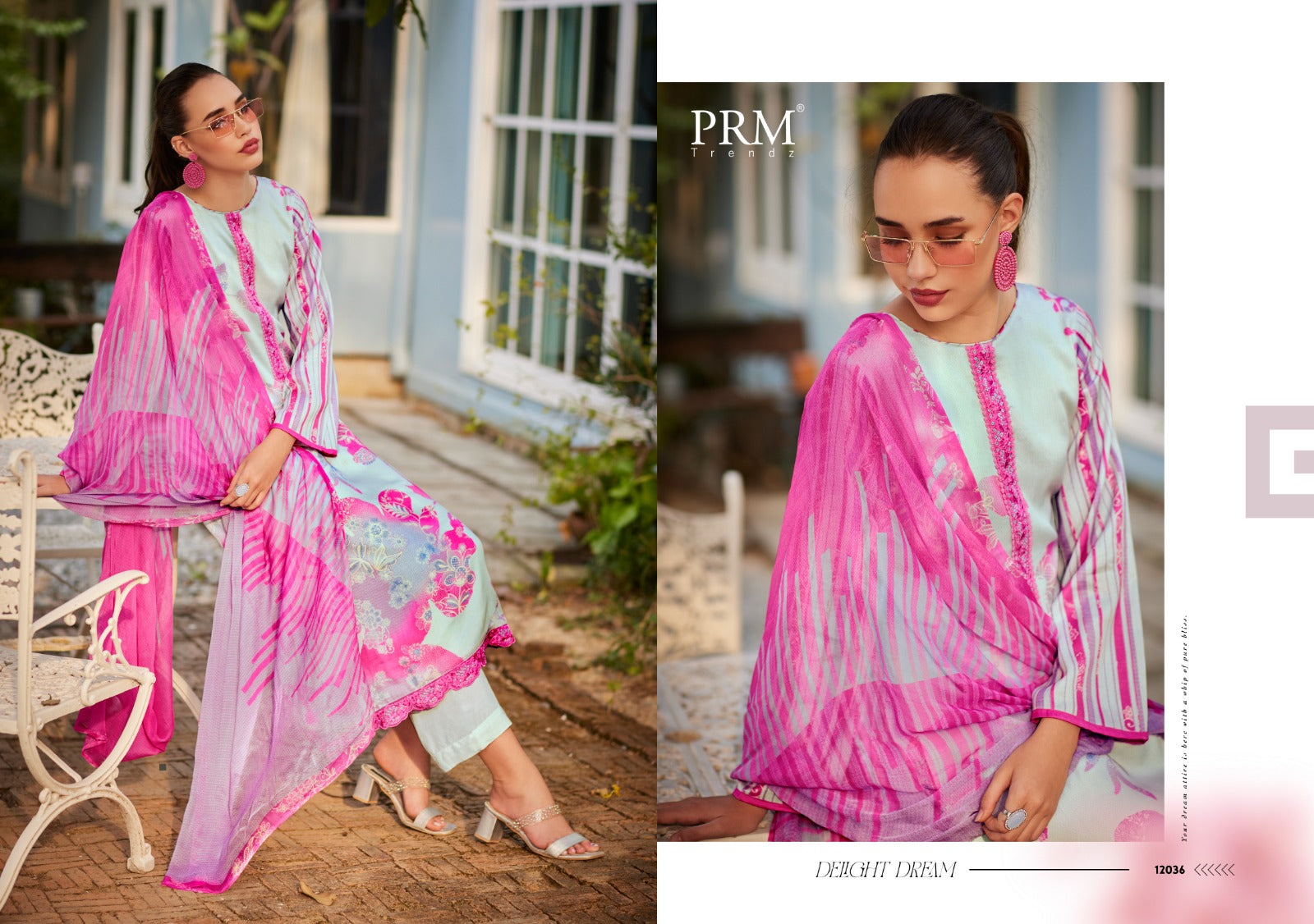 Noreen Prm Trendz Jam Cotton Pant Style Suits Supplier India
