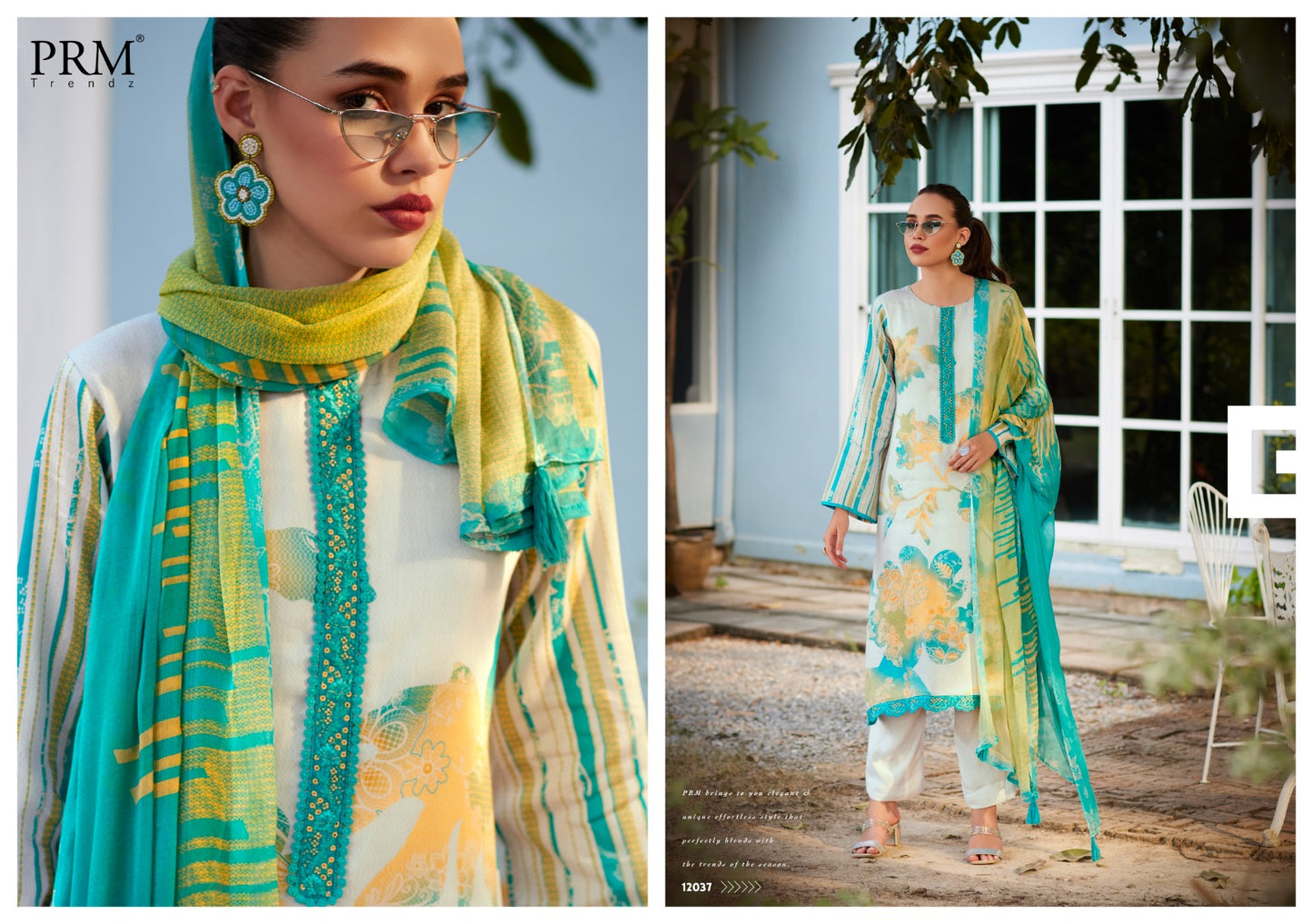 Noreen Prm Trendz Jam Cotton Pant Style Suits Supplier India