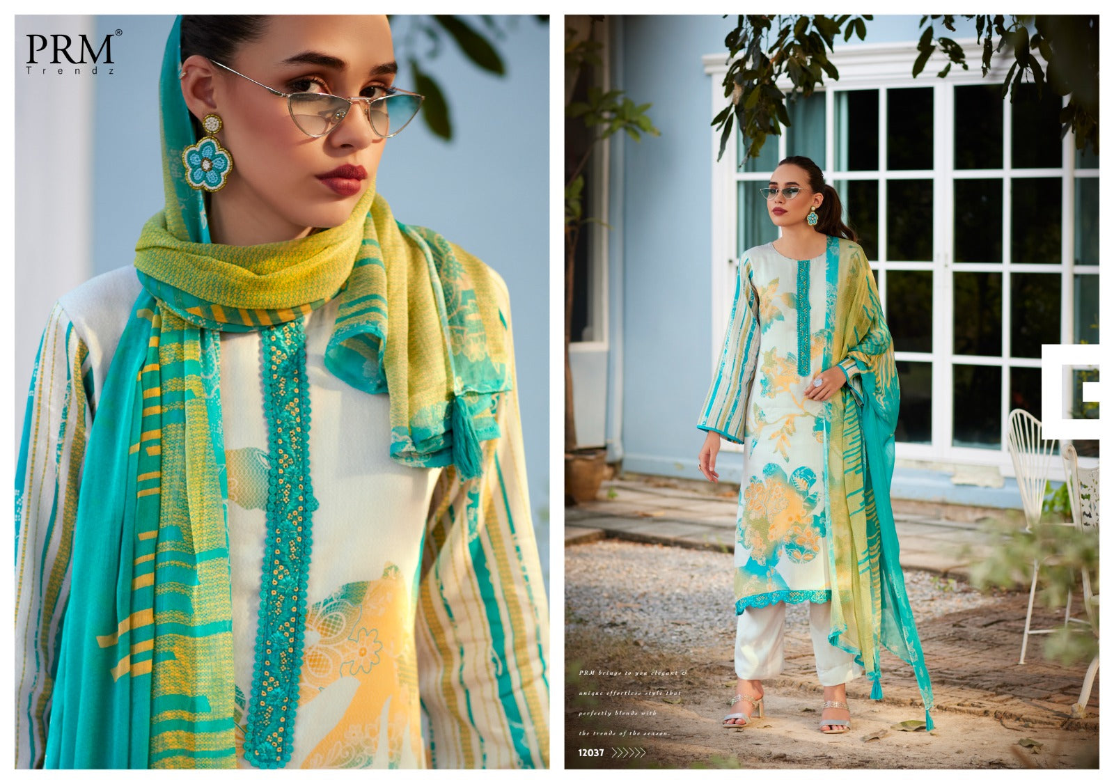 Noreen Prm Trendz Jam Cotton Pant Style Suits Supplier India