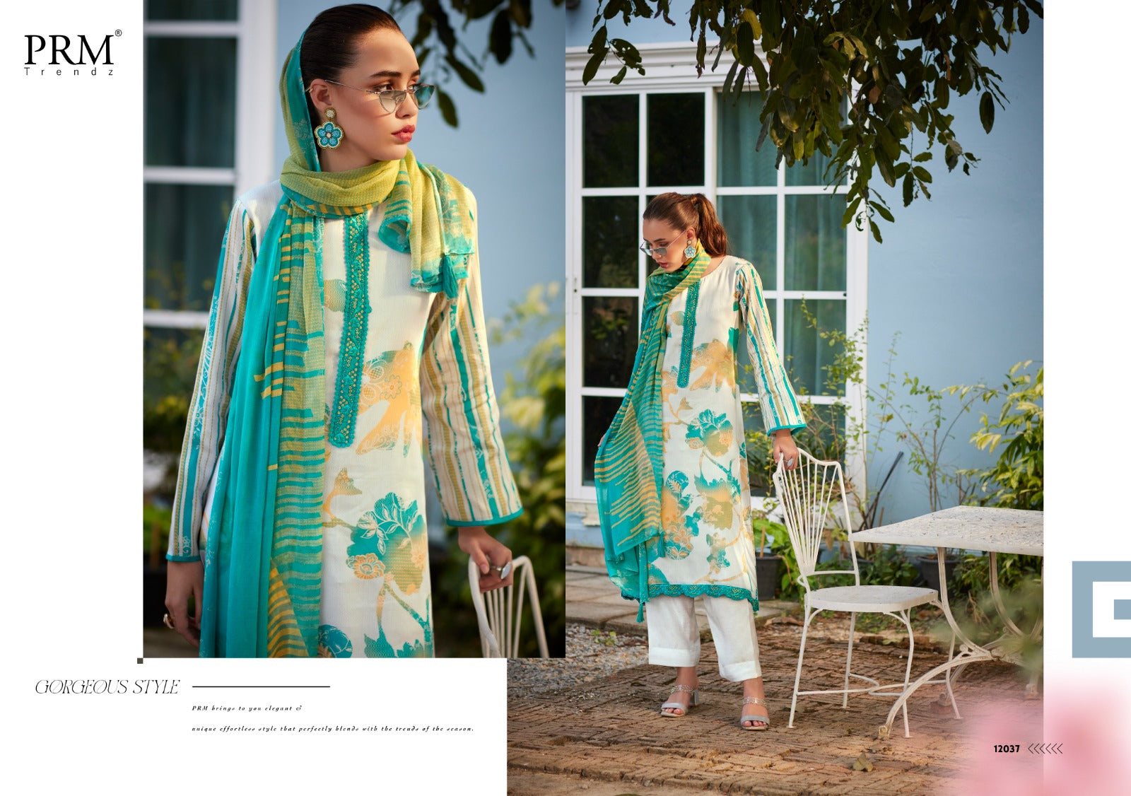 Noreen Prm Trendz Jam Cotton Pant Style Suits Supplier India