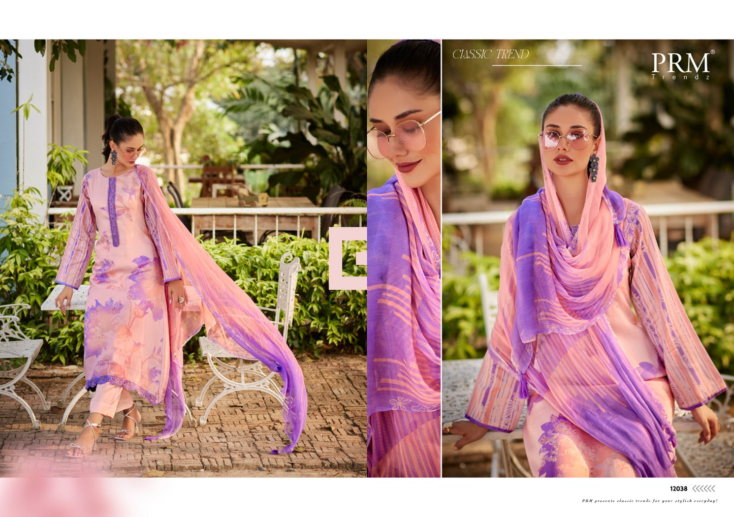 Noreen Prm Trendz Jam Cotton Pant Style Suits Supplier India