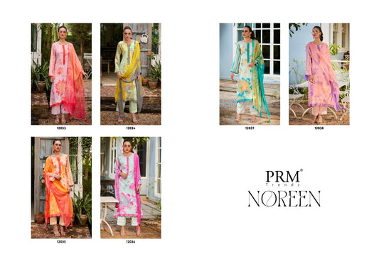 Noreen Prm Trendz Jam Cotton Pant Style Suits Supplier India