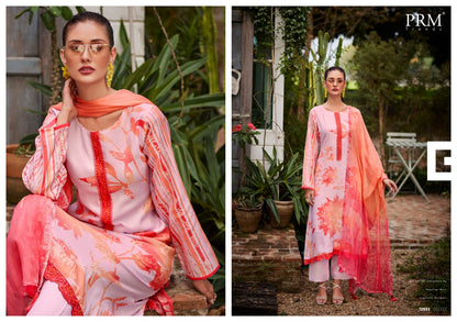 Noreen Prm Trendz Jam Cotton Pant Style Suits Supplier India