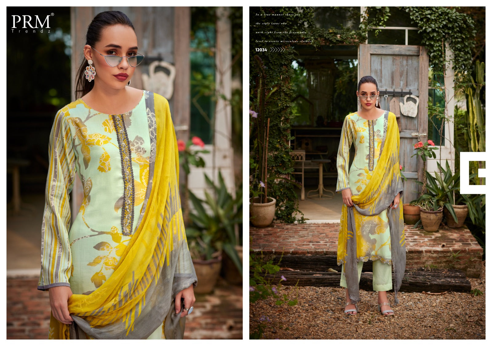 Noreen Prm Trendz Jam Cotton Pant Style Suits Supplier India