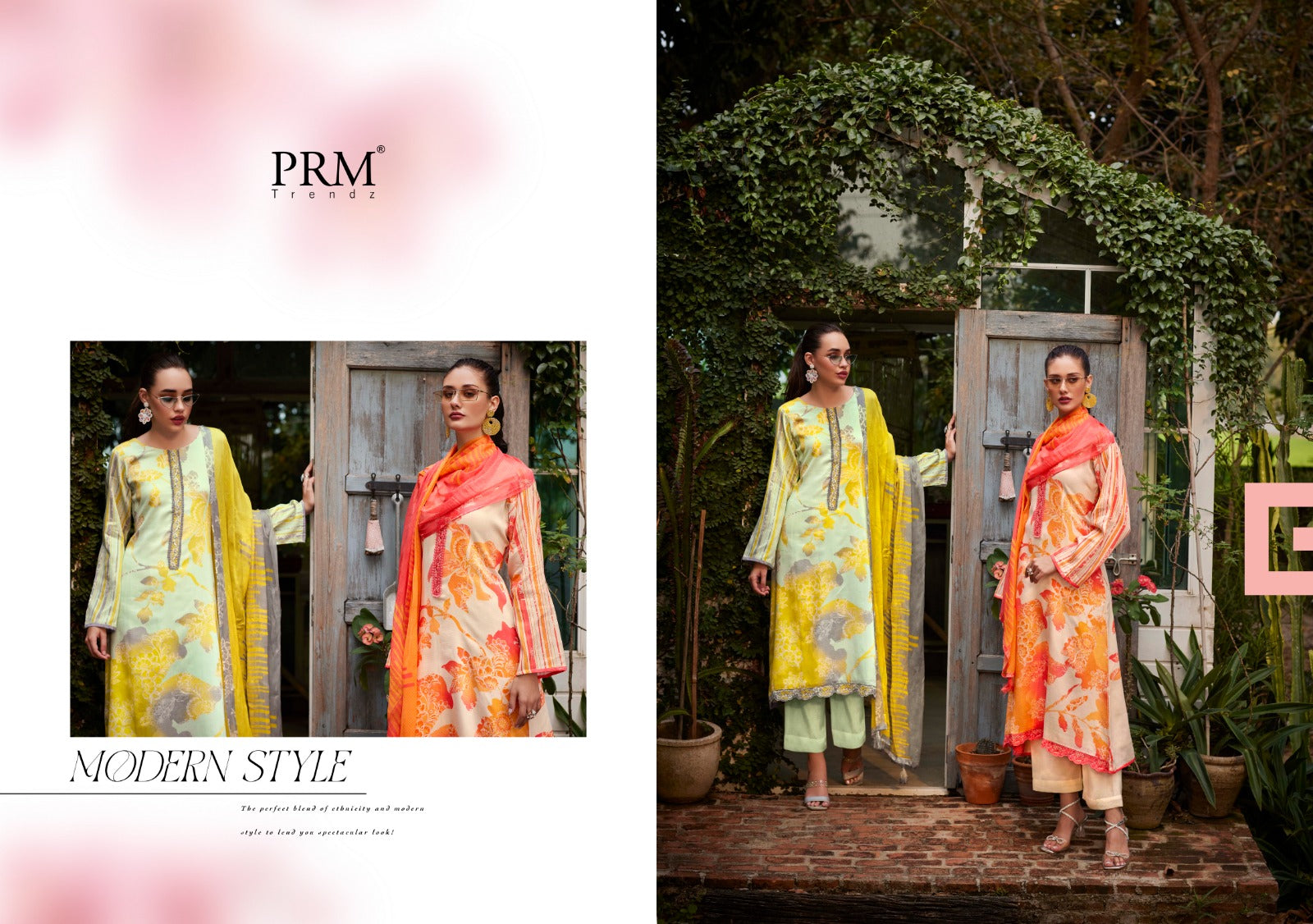 Noreen Prm Trendz Jam Cotton Pant Style Suits Supplier India
