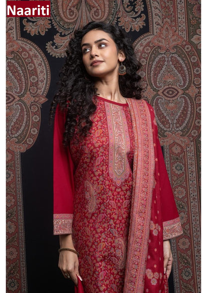 Norika 653 Naariti Woven Pashmina Suits Exporter