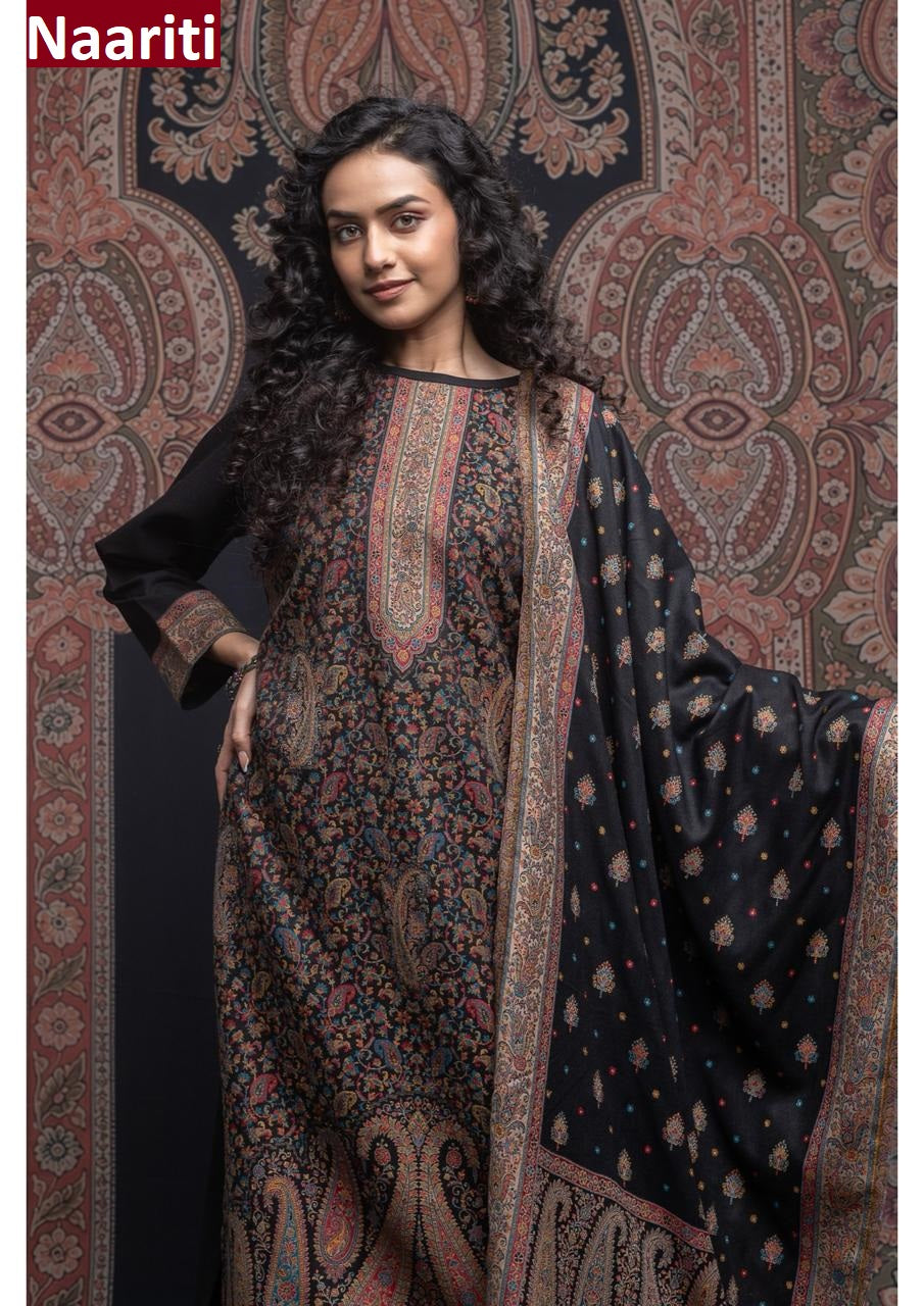 Norika 653 Naariti Woven Pashmina Suits Exporter
