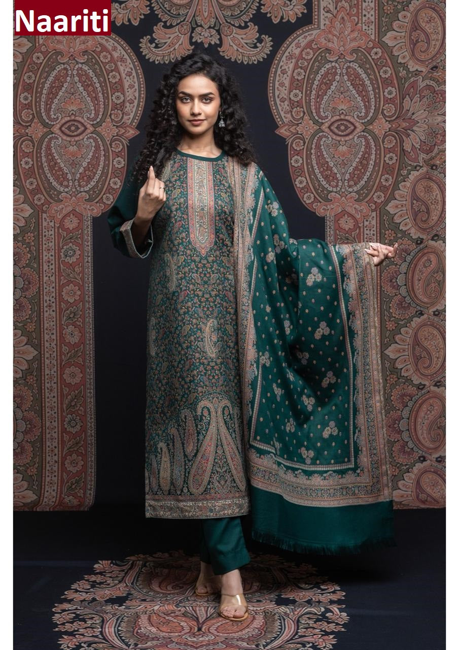 Norika 653 Naariti Woven Pashmina Suits Exporter
