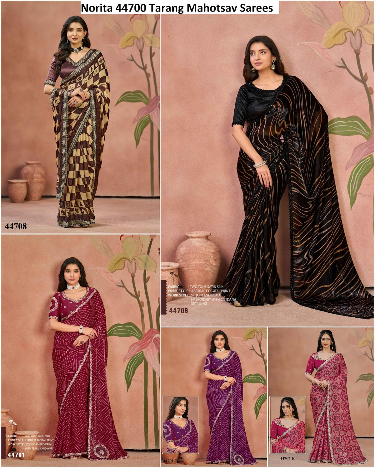 Norita 44700 Tarang Mahotsav Sarees Supplier India