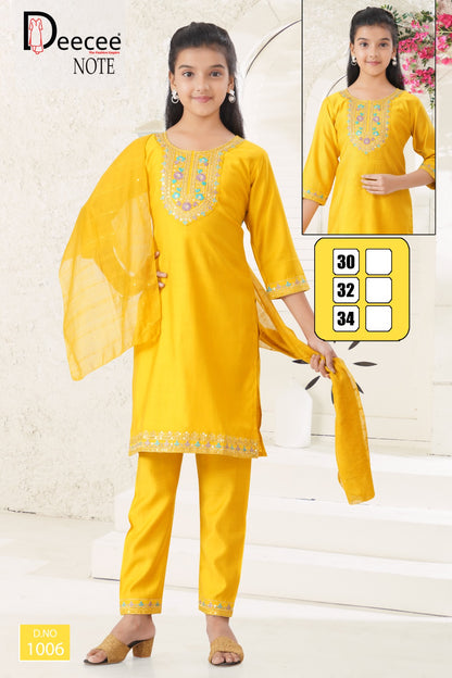 Note Deecee Vatican Girls Readymade Pant Suits Exporter Ahmedabad