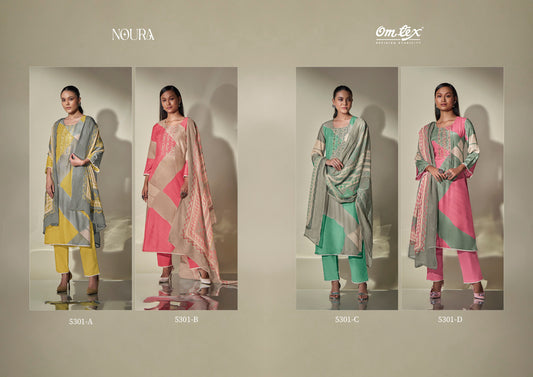 Noura Omtex Silk Pant Style Suits Wholesaler India