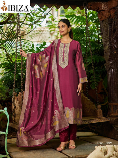 Nova Ibiza Banglori Silk Pant Style Suits Wholesaler Gujarat